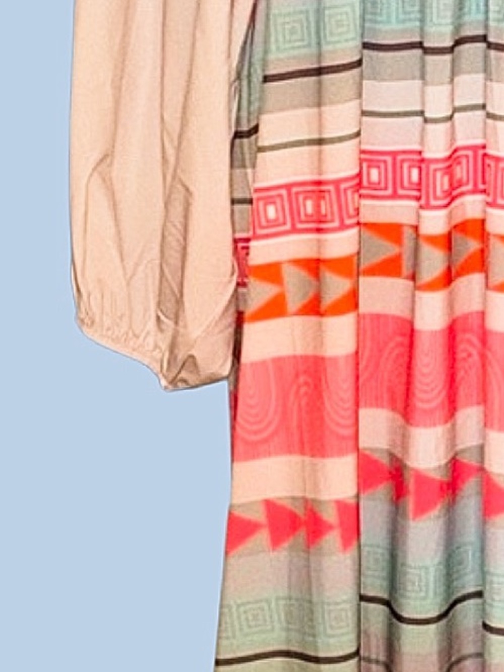 nwot Colorful Geometric Maxi Dress never worn women's XL very lightweight - Picture 10 of 11